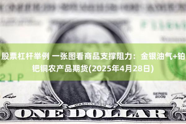 股票杠杆举例 一张图看商品支撑阻力：金银油气+铂钯铜农产品期货(2025年4月28日)
