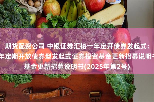期货配资公司 中银证券汇裕一年定开债券发起式: 中银证券汇裕一年定期开放债券型发起式证券投资基金更新招募说明书(2025年第2号)