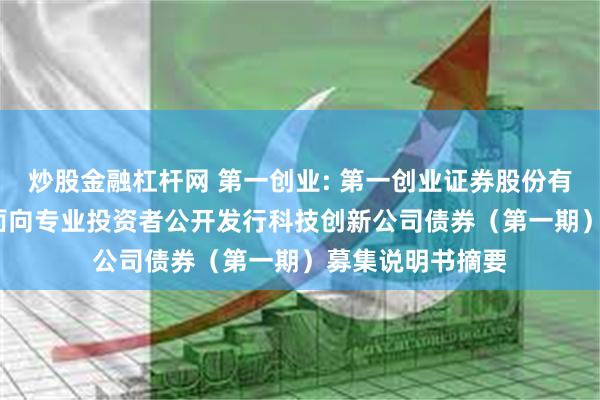 炒股金融杠杆网 第一创业: 第一创业证券股份有限公司2025年面向专业投资者公开发行科技创新公司债券(第一期)募集说明书摘要
