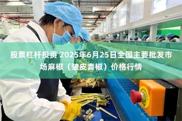 股票杠杆投资 2025年6月25日全国主要批发市场麻椒（皱皮青椒）价格行情